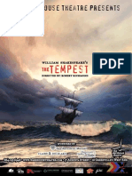 The Tempest Playbill, 2013