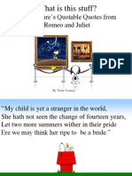 R and J Quotes