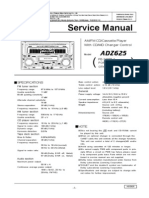 Service Manual: AM/FM CD/Cassette Player With CD/MD Changer Control