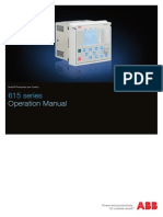 615 Series Opertion Manual