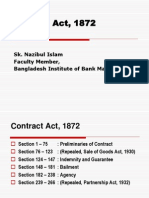 Contract Act, 1872: Sk. Nazibul Islam Faculty Member, Bangladesh Institute of Bank Management