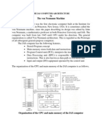 EC2303 Unit I The Ias Computer Architecture