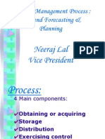 Material Management - Demand Forecasting & Planning