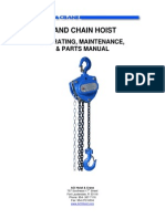 HCH Series Hand Chain Hoist Manual