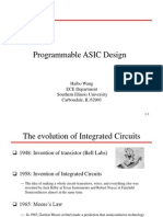 Programmable ASIC Design: Haibo Wang ECE Department Southern Illinois University Carbondale, IL 62901