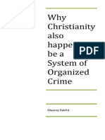 Why Christianity Also Happens To Be A System of Organized Crime