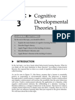 Topic 3 Cognitive Developmental Theories 1