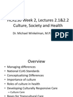 M1L2.1 2.2 Culture Society Health