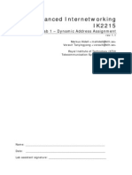 Advanced Internetworking Lab 1 - Dynamic Address Assignment