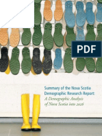 Summary of The Nova Scotia Demographic Research Report