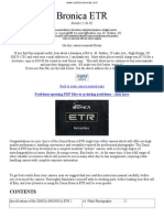 Bronica ETR: Problems Opening PDF Files or Printing Problems - Click Here