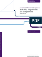 APC Requirements and Competencies