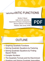 Quadratic Functions