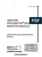 3500 42m Proximitor Seismic Monitor Module Op Maintenance Man