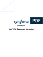 SCM-APO - Basics and Navigation