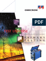 OMICRON CPC100 Primary Test System Specification