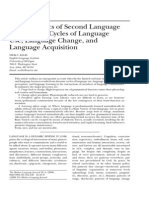 ELLIS (2008) - The Dynamics of Second Language Emergence - Cycles of Language Use, Language Change, and Language Acquistion