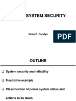 Power System Security: Viren B. Pandya