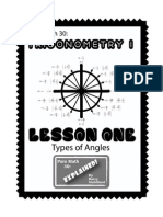 Pure Math 30 - Trigonometry Lesson 1