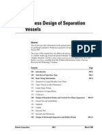 CTBEST PVM 300 Process Design of Separation Vessels