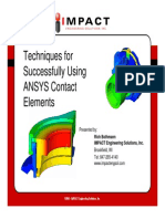 Contact Element Techniques