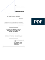 Dralves Gene Edwards V Blue Cross Blue Shield of Texas US Supreme Court Petition For Writ of Certiorari