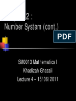 Chapter 2 - Number System II