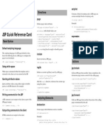 JSP Quick Reference Card