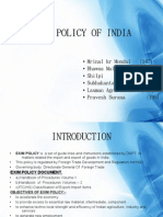 Exim Policy of India