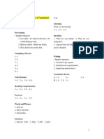 Answer Key: Reading Starter 2 2 Edition