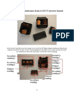 Testing HV Transformers in LCD Tvs