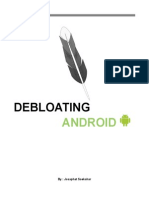 Debloating Android