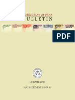 Rbi Bulletin October 2013