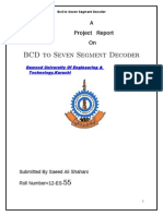 BCD To 7 Segment Display Projectnew