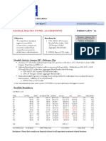 RCS Investments: Global Macro Fund Aggressive February 2014 Factsheet