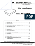 SHARP JX-250 M P Circuits Description SvcMnls