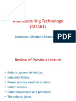 Manufacturing Technology (ME461) Lecture32