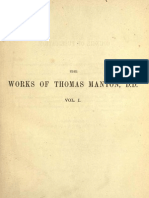 The Complete Works of Thomas Manton, D.D. Vol 1