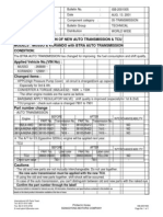 Subject: Information of New Auto Transmission & Tcu Models: Musso & Korando With Btra Auto Transmission Condition