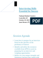 NSCInterviewing Skills Handouts 2013