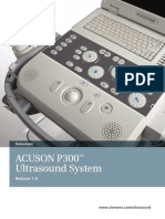 Siemens Acuson p300 Datasheet