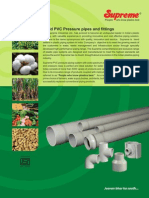 Upvc Pressure Pipes and Fittings