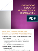 Overview of Computer Architecture & Organization