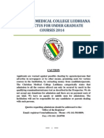 CMC Ludhiana Prospectus UG