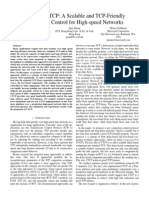 Compound TCP: A Scalable and TCP-Friendly Congestion Control For High-Speed Networks