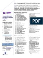 Computer & Network Procedures To Manage IT Systems