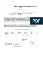 A 200-Watt Push-Pull Class-E AM Transmitter For 1710 KHZ