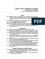 Bibliography of Alan Culpepper's Writings