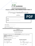 Add Math Progressions