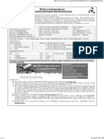 Irctcs E-Ticketing Service Electronic Reservation Slip (Personal User)